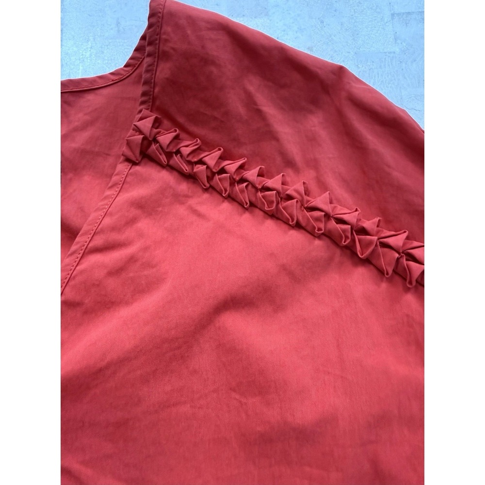 Rhode Red Arya Cotton Peplum V Neck Peasant Designer Top Sz M NWOT $325 - Picture 7 of 9